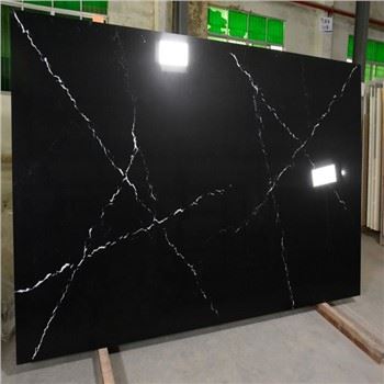 Nero Marquina verkfræðileg kvarsplata