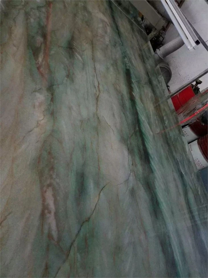 emerald green quartzite slab