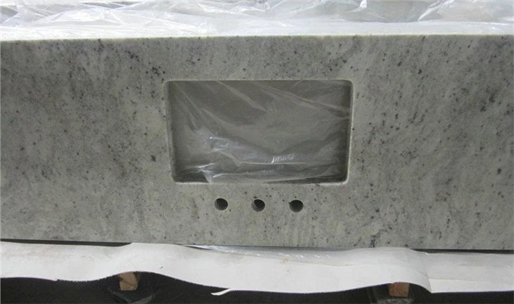 andromeda white granite countertops