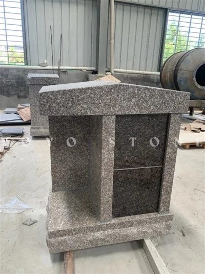 2 Veggskot Columbarium Brún Granít