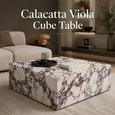 Calacatta marmara sófaborð